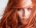 Mulher Ruiva - Olhos Azuis